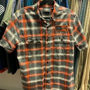 Harley Davidson Short Sleeve Button Down